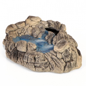 Terra Mind - Waterfall Scenery 2 in 1 - cave and heat island for terrarium